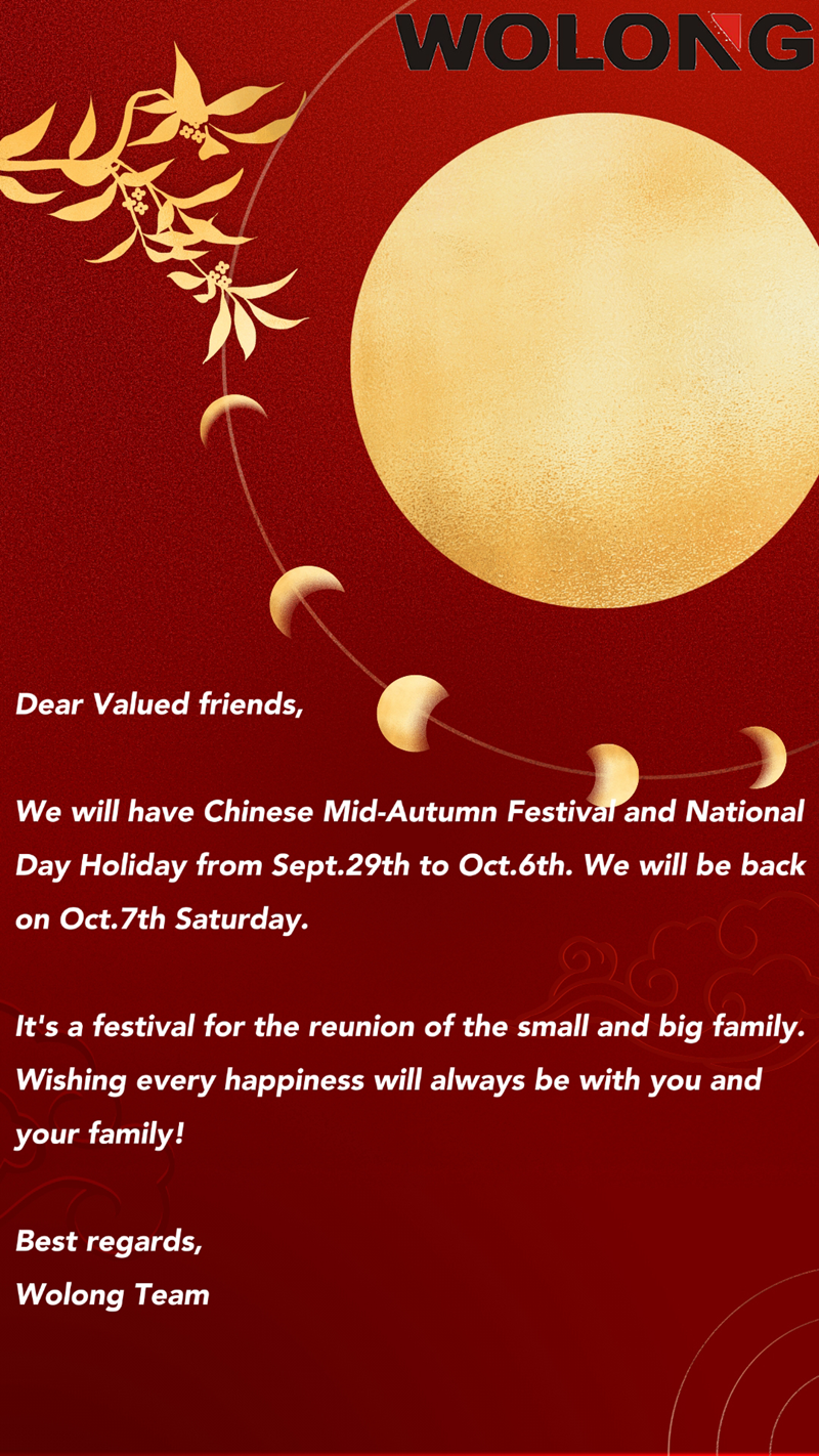 Felice festa cinese di metà autunno e festa nazionale